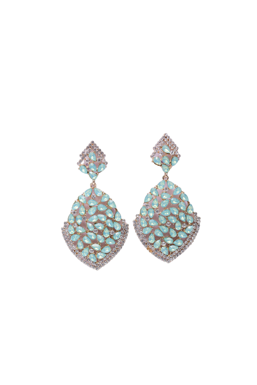 Namokriti Glam Stone-Studded Earrings – Sparkle Boldly at Every Occasion